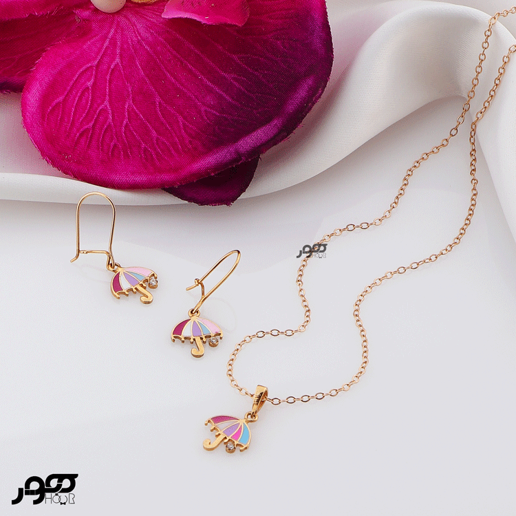 آویز طلا کودک طرح چتر کد AKP731