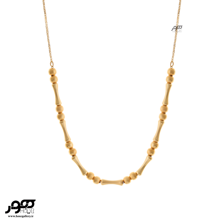گردنبند طلا مینیمال گندم کد RCN856
