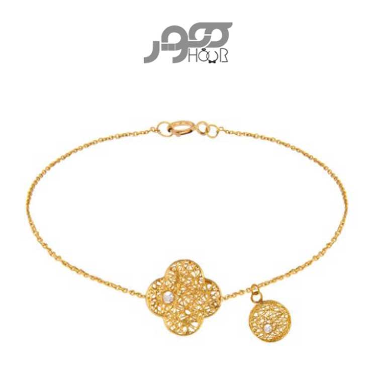 دستبند طلا زنانه ونکلیف فیوژن کد ACB336