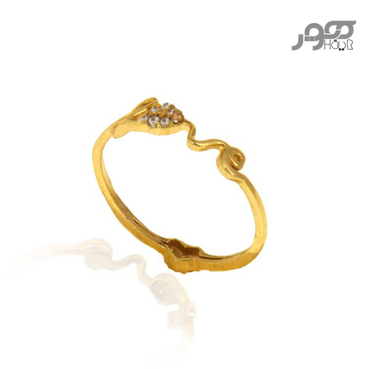 انگشتر طلا زنانه LOVE با نگین کد ACR407