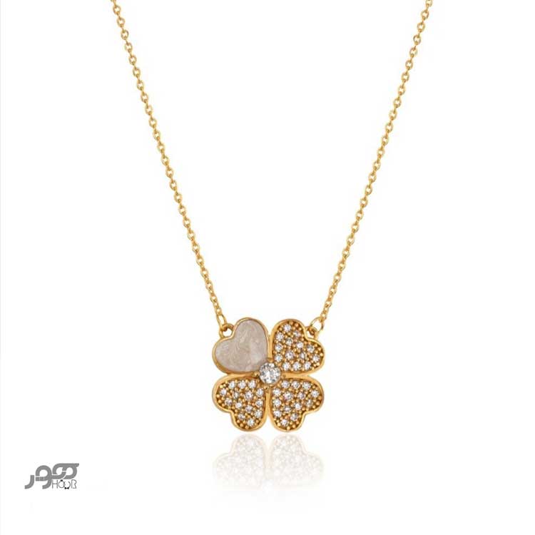 گردنبند طلا زنانه ونکلیف کد ACN436