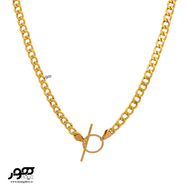 گردنبند طلا زنانه  کارتیر با قفل تی کد JCN432