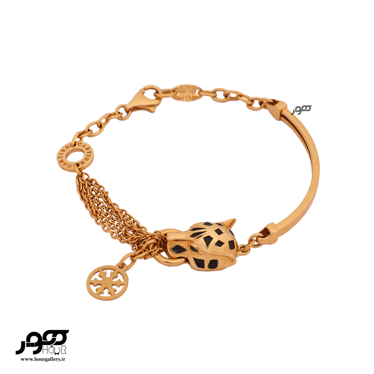 دستبند طلا زنانه پنتر کد ICB146