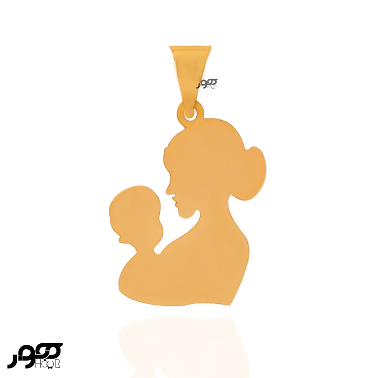 آویز طلا زنانه طرح آغوش مادر کد BLP364