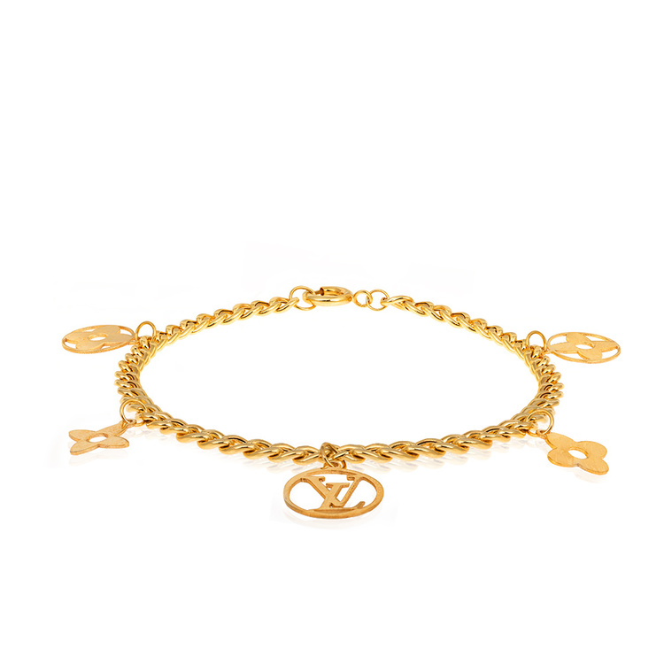 دستبند طلا زنانه  کارتیر و لویی ویتونLV کد ACB426