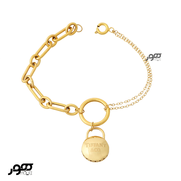 دستبند طلا زنانه تیفانی کد JCB528