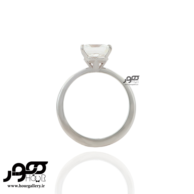 انگشتر طلا زنانه سولیتر  کد HCR215