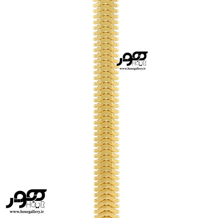 گردنبند طلا زنانه ماری ( تیغ ماهی ) سایز 4 کد SNC400