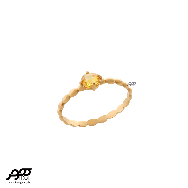انگشتر طلا زنانه طرح گندم نگین کد ACR202 انگشتر طلا زنانه طرح گندم نگین کد ACR202