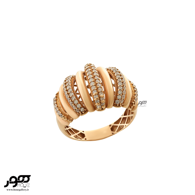 انگشتر طلا زنانه طرح دلارام کد HCR277 انگشتر طلا زنانه طرح دلارام کد HCR277