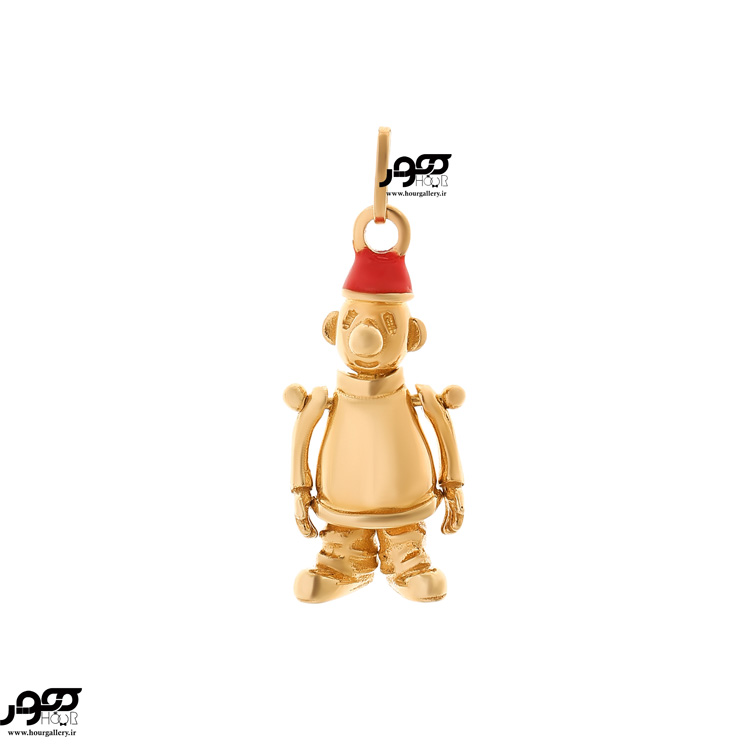آویز طلا فانتزی طرح پت و مت کد bcp696